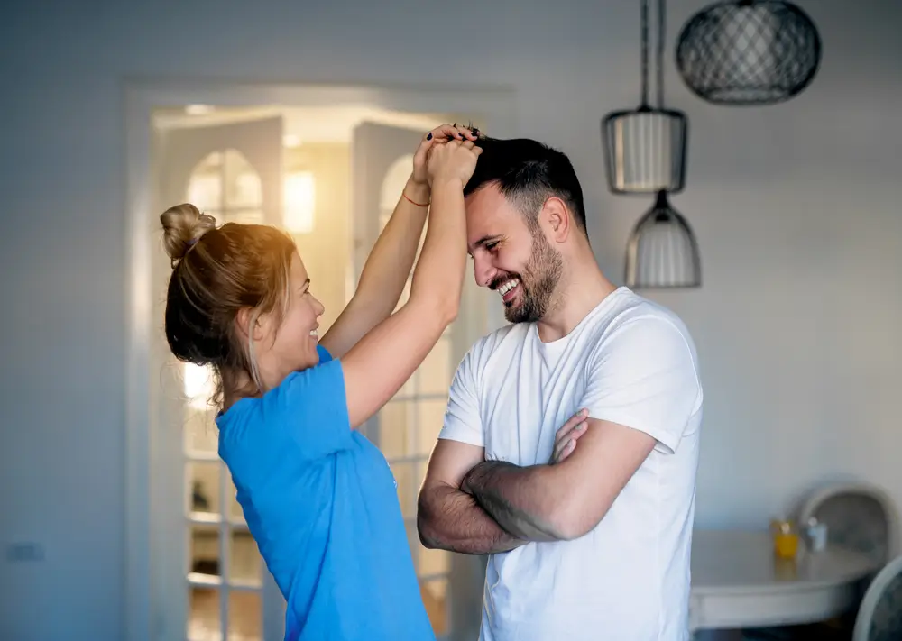 Happy Couple Post Hair Transplant