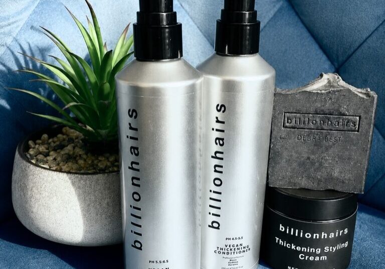 Billionhairs Father's Day Hair Care Bundle: Vegan Thickening Shampoo, Conditioner, Scalp & Body Bar and Thickening Styling Cream